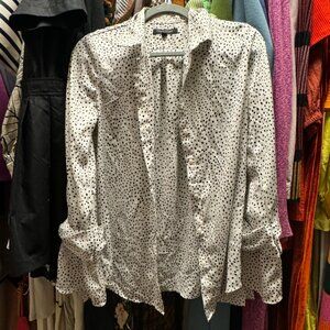 SOLD Banana Republic Spotted Top Size S